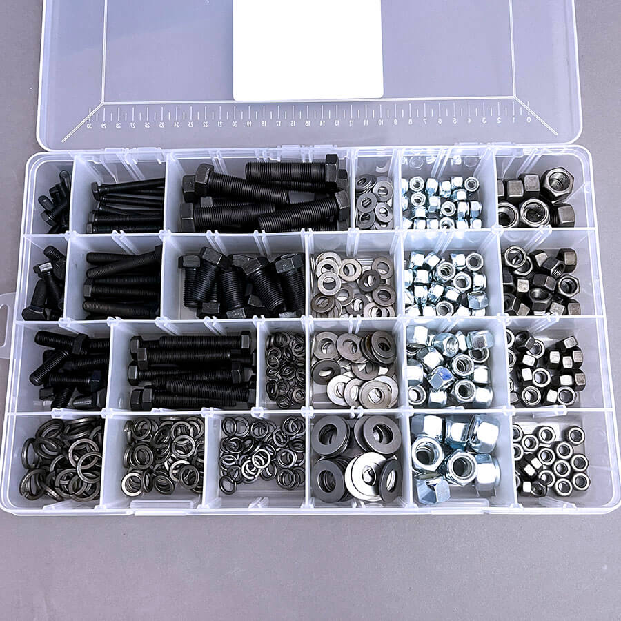 UNC Assorted Fasteners Pack - 540 pieces