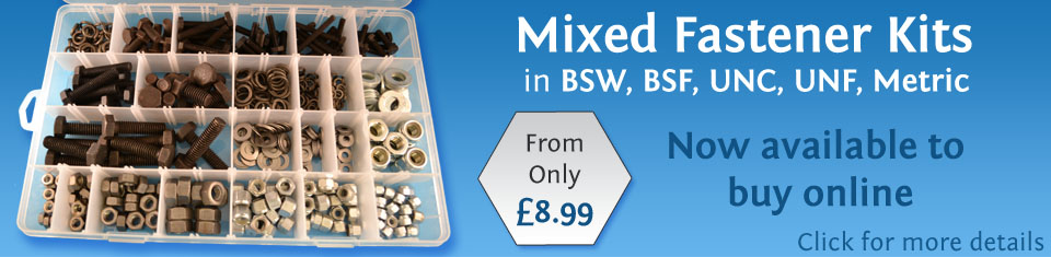 mixed fastener kits - assorted packs of fasteners