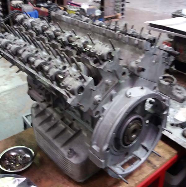 classic ferrari v12 engine restoration