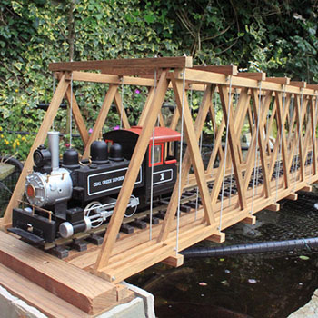 Another great use of our fasteners - a model railway bridge!